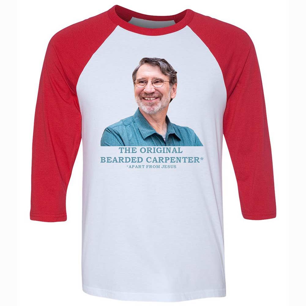 The Original Bearded Carpenter - White/Red - 9