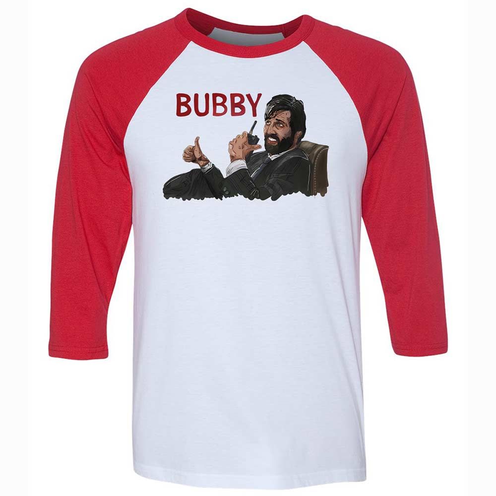 Unisex 3/4 Baseball Tee - WCCSACKY - White/Red - 9
