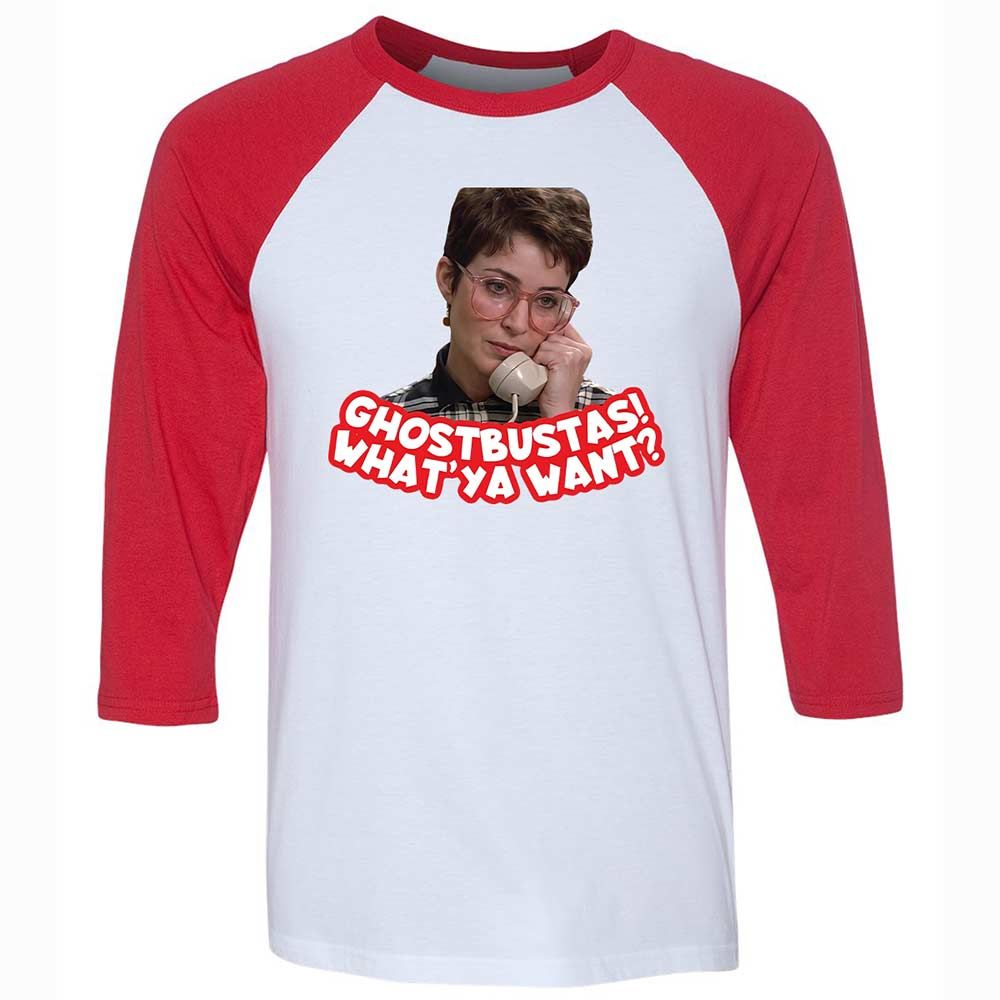 Unisex 3/4 Baseball Tee - GY5ZHZWZ - White/Red - 9