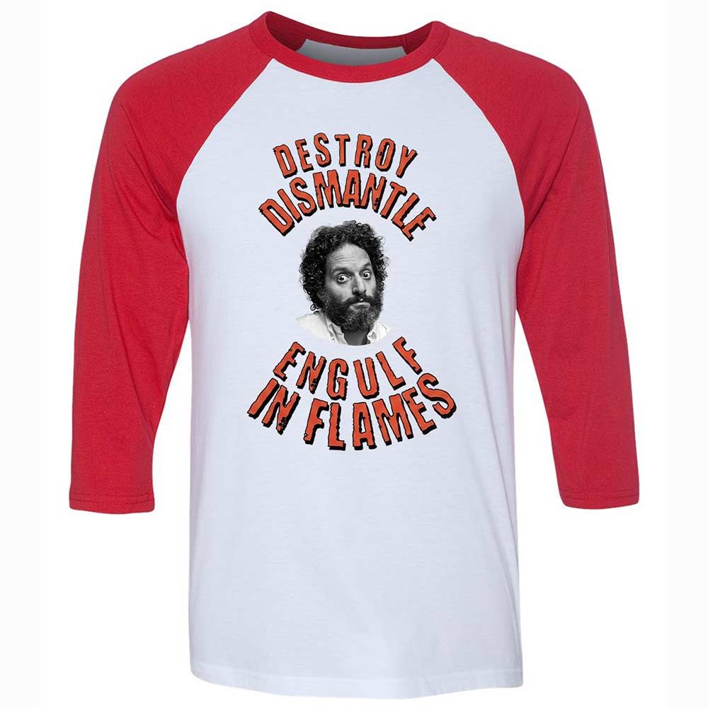 Destroy, Dismantle, Engulf in Flames - White/Red - 9