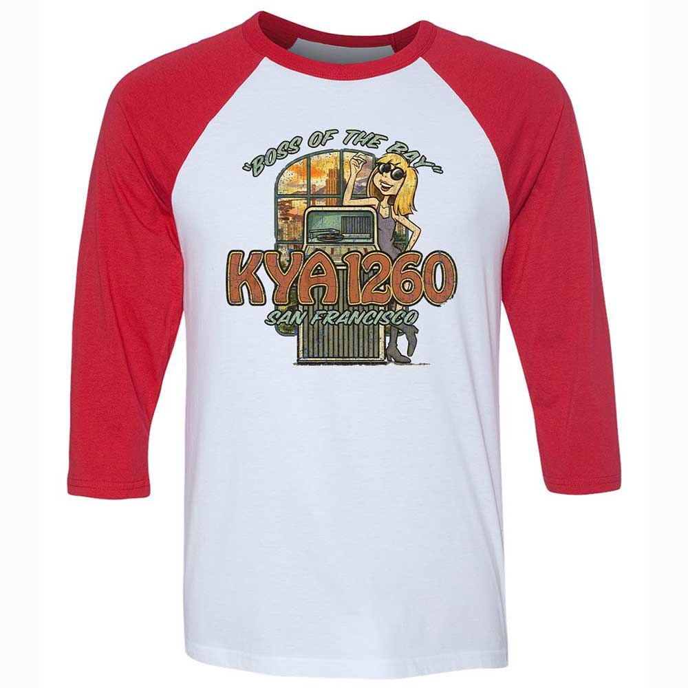 Unisex 3/4 Baseball Tee - 5VAPGKPK - White/Red - 9