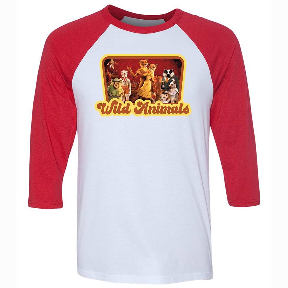 Wild Animals - White/Red - 9