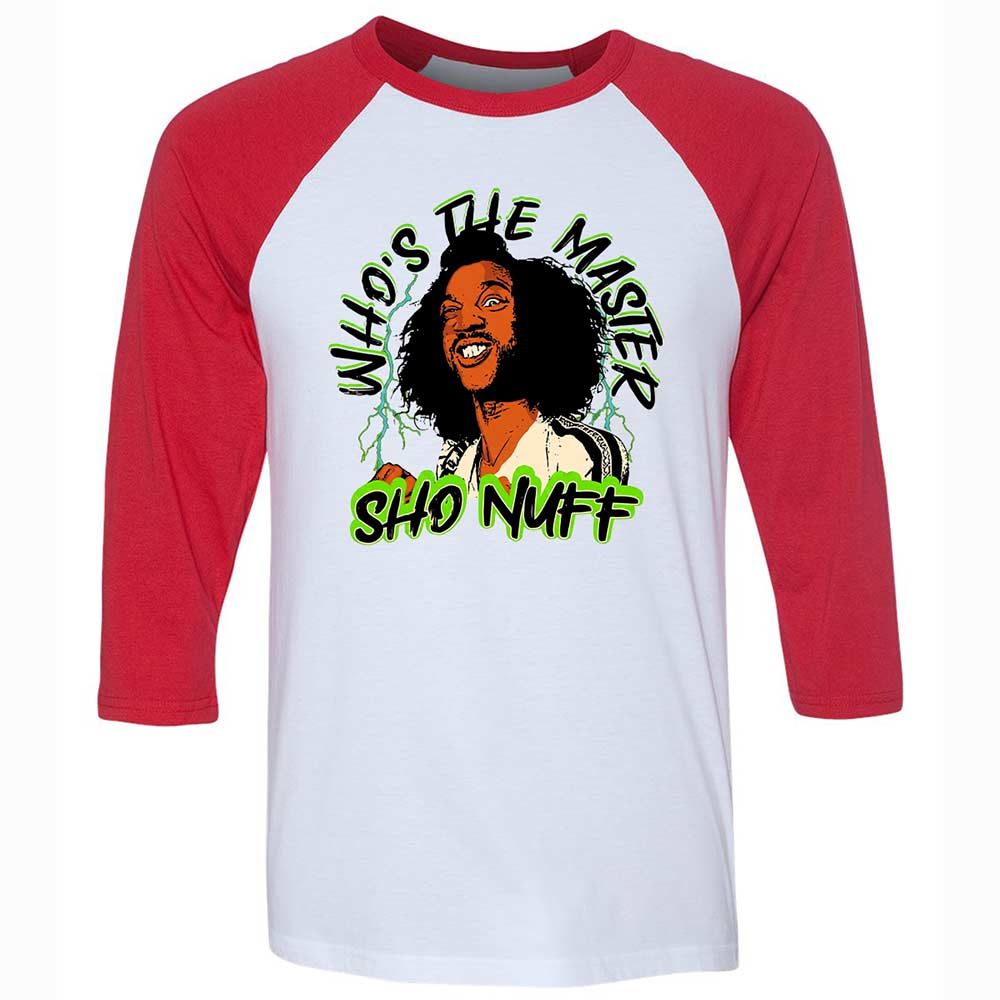 Unisex 3/4 Baseball Tee - V76W9STF - White/Red - 9