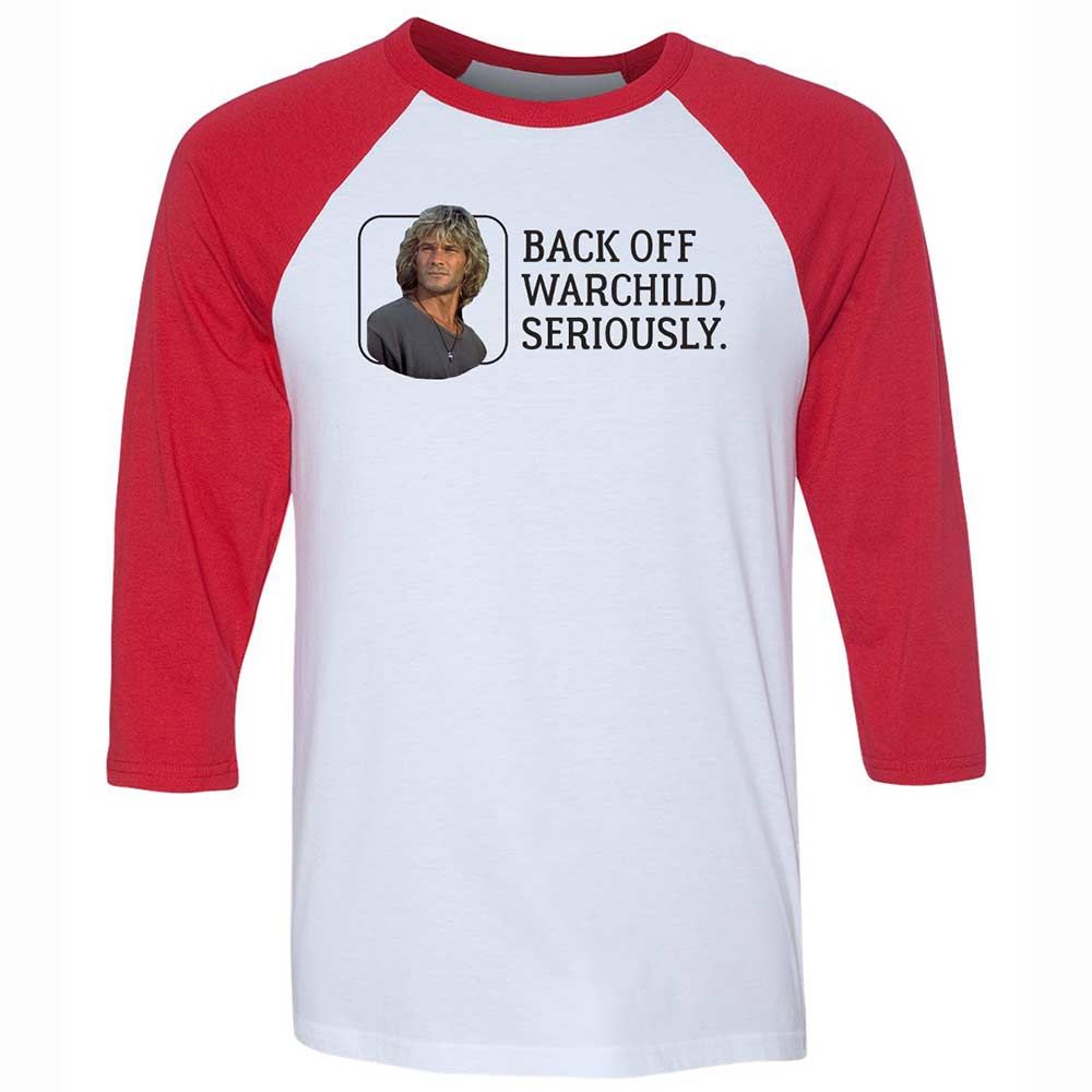 Unisex 3/4 Baseball Tee - M211MA7Q - White/Red - 9