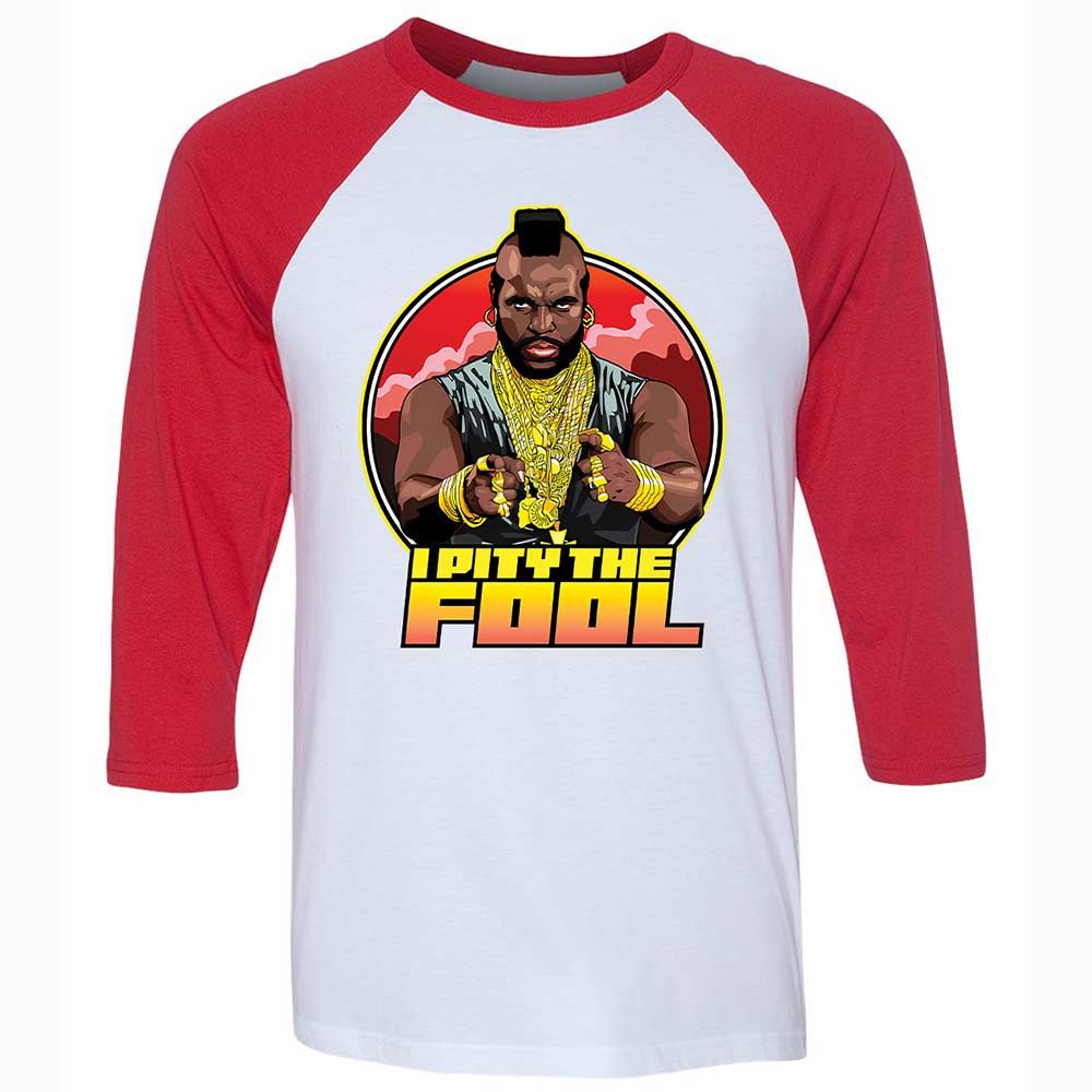 I Pity the Fool - White/Red - 9