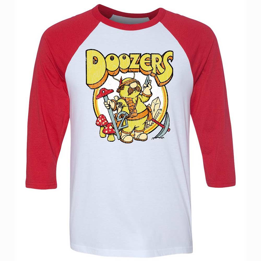 Unisex 3/4 Baseball Tee - RLTA56BX - White/Red - 9