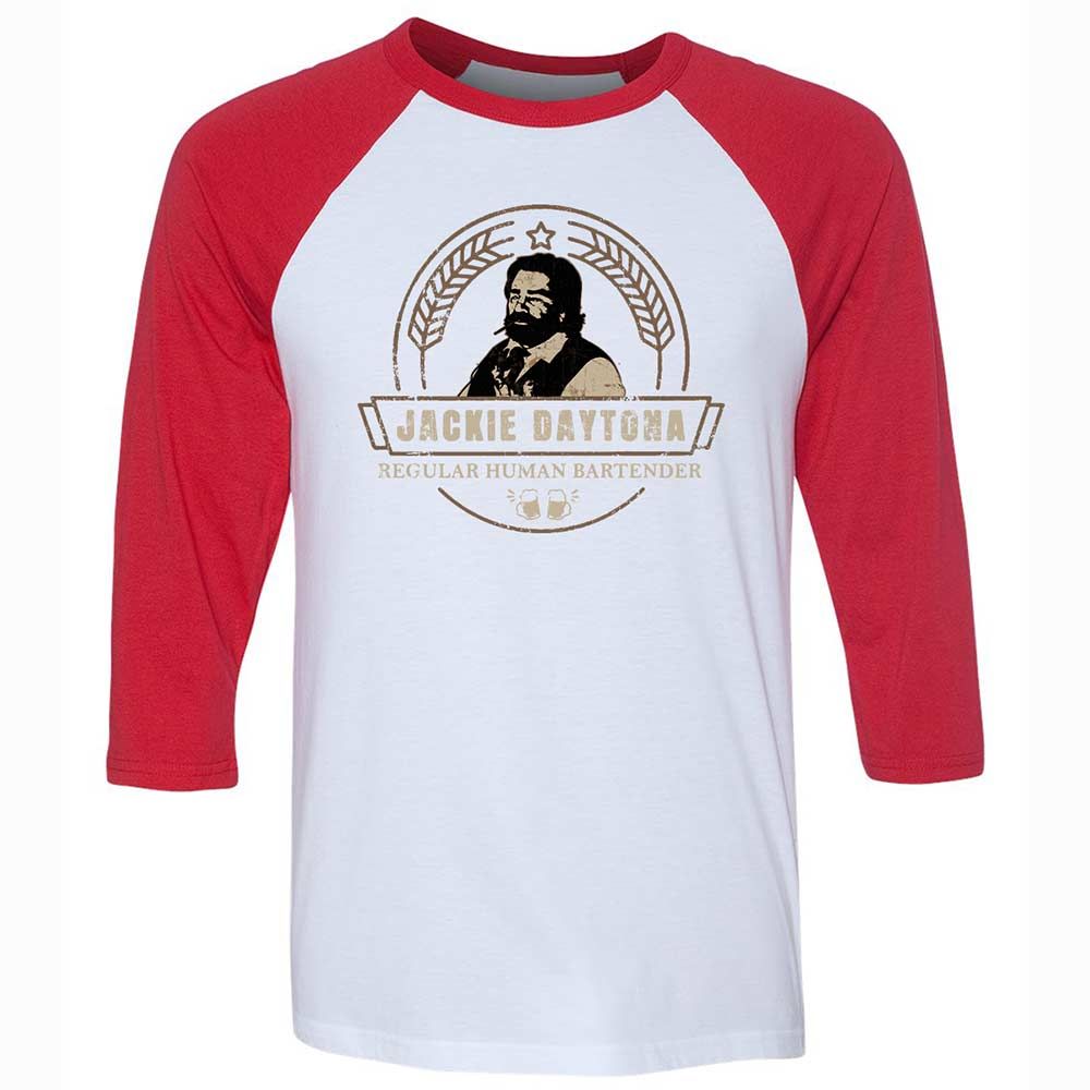 Unisex 3/4 Baseball Tee - M11R7YN3 - White/Red - 9