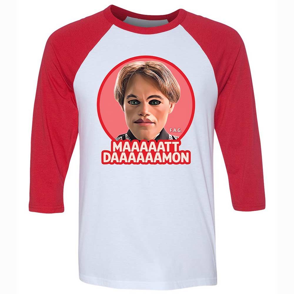 Maaaaatt Daaaaamon - White/Red - 9