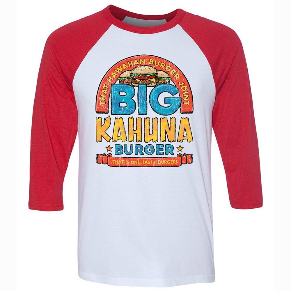 Unisex 3/4 Baseball Tee - NSJUP5DV - White/Red - 9