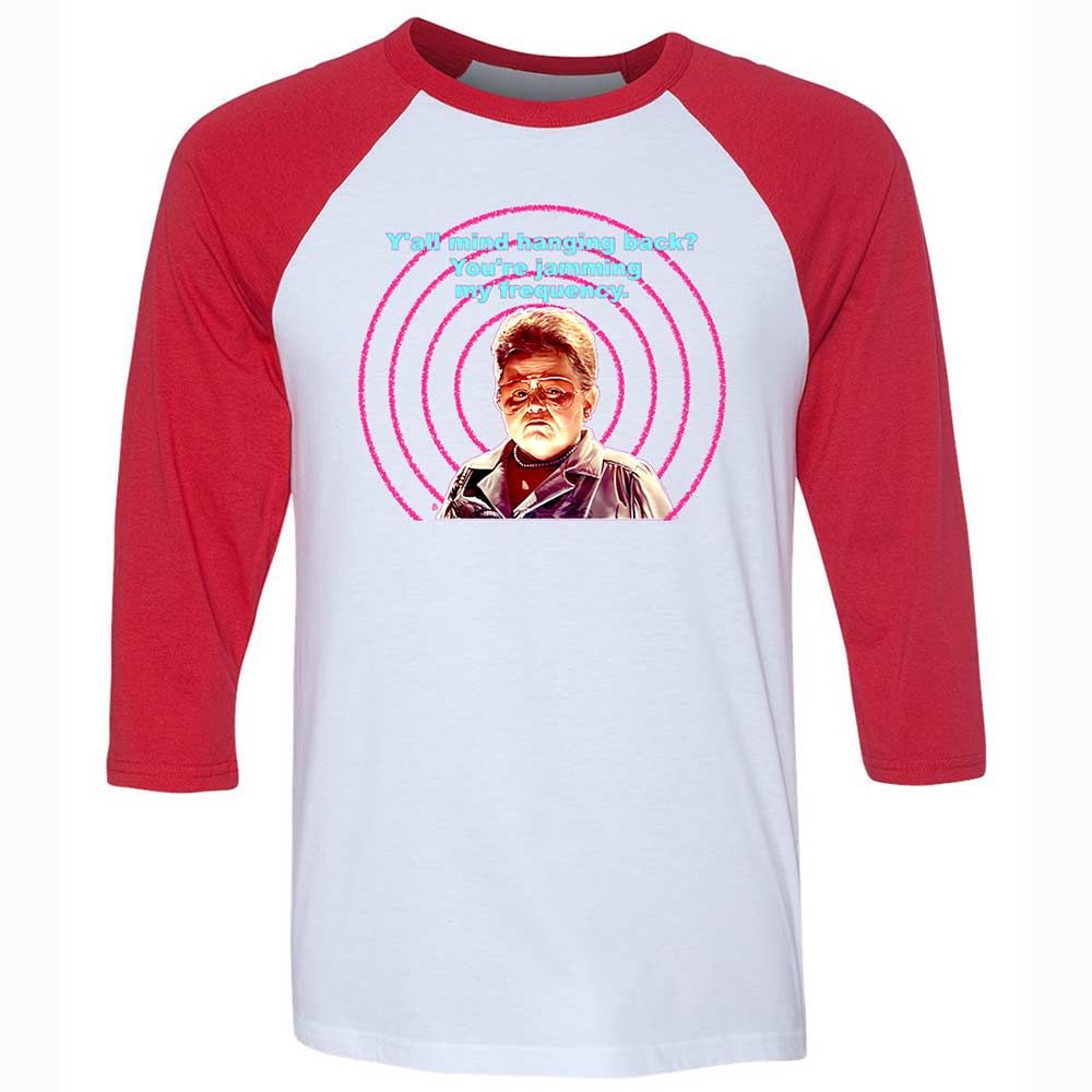 Unisex 3/4 Baseball Tee - N4CPBYYM - White/Red - 9