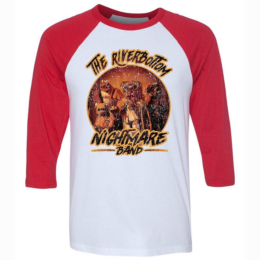 Unisex 3/4 Baseball Tee - LTHAWDD1 - White/Red - 9