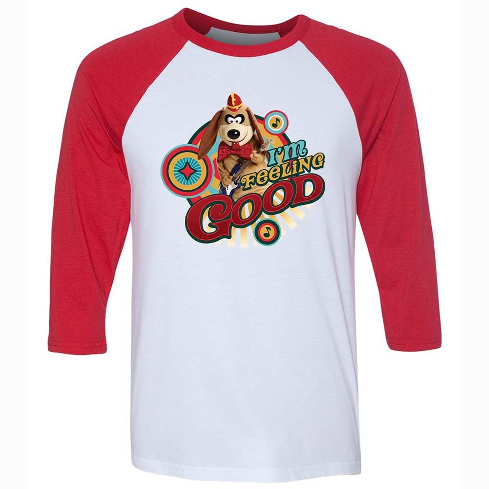 Unisex 3/4 Baseball Tee - L6LA126K - White/Red - 9
