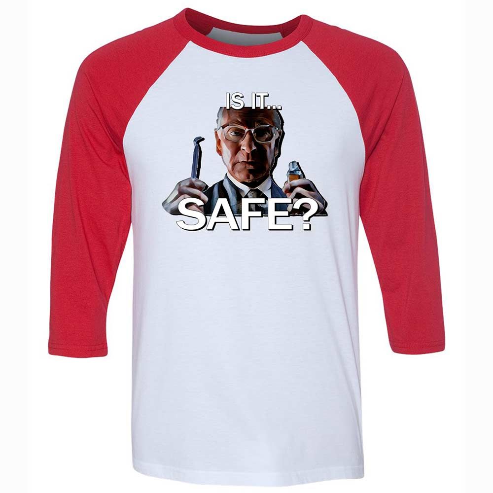 Unisex 3/4 Baseball Tee - 9VJ7WWRM - White/Red - 9