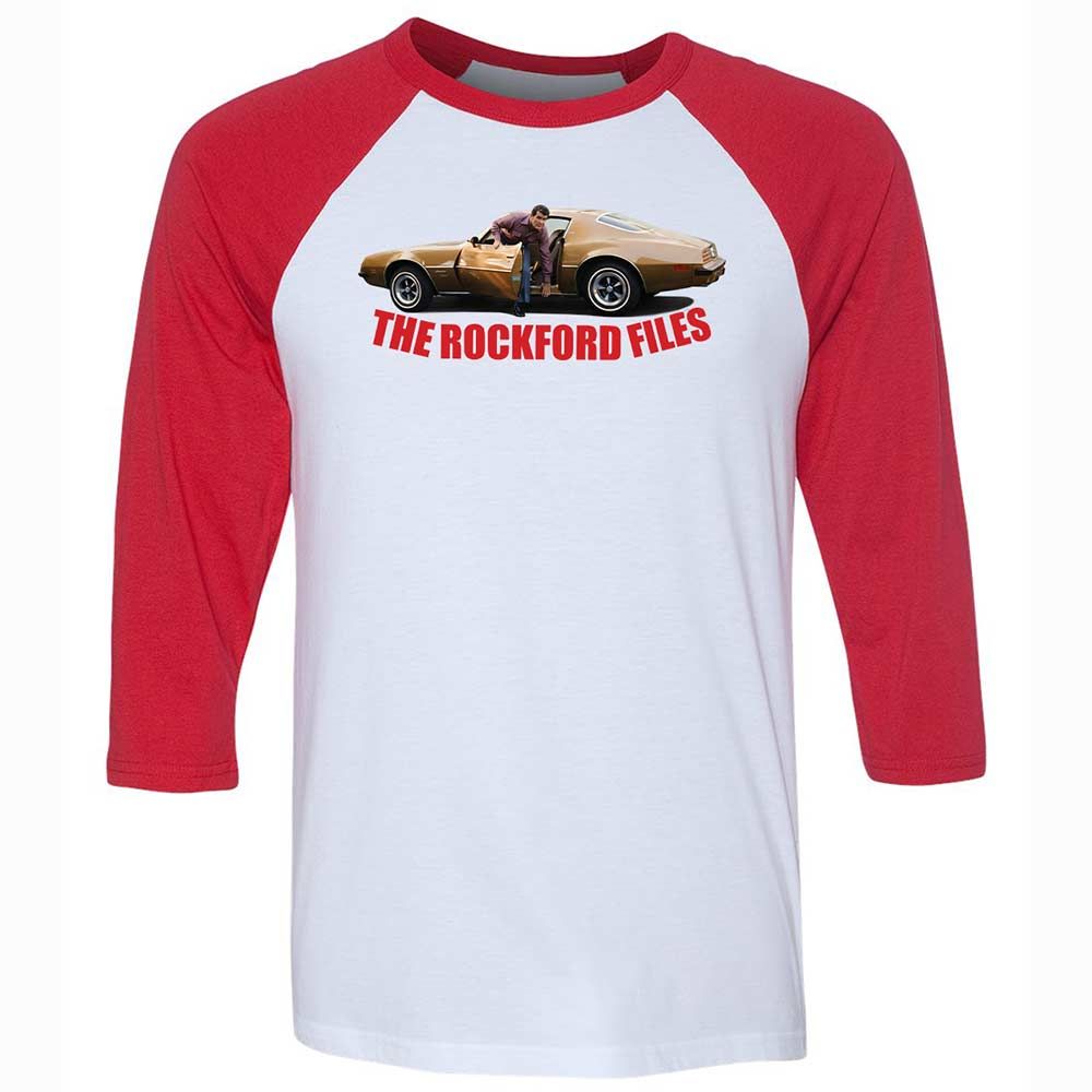 Unisex 3/4 Baseball Tee - X1UZQJ6N - White/Red - 9