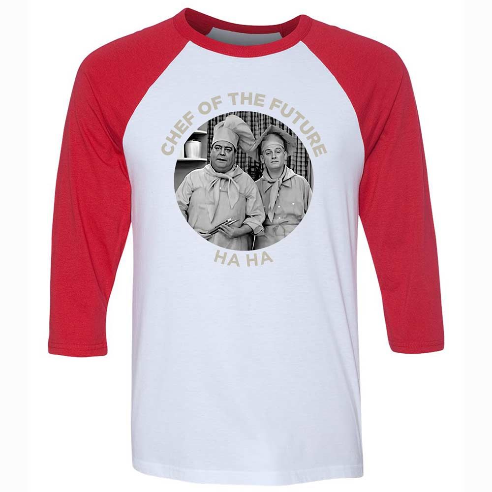 Unisex 3/4 Baseball Tee - 8RYLLW4U - White/Red - 9