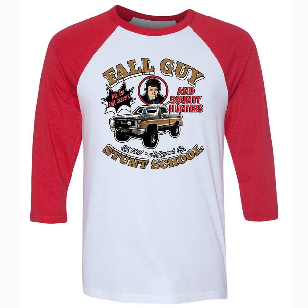 Unisex 3/4 Baseball Tee - 8GY8GCBD - White/Red - 9