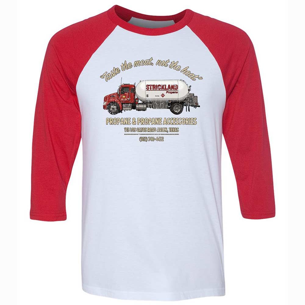 Unisex 3/4 Baseball Tee - FW3H6PXV - White/Red - 9