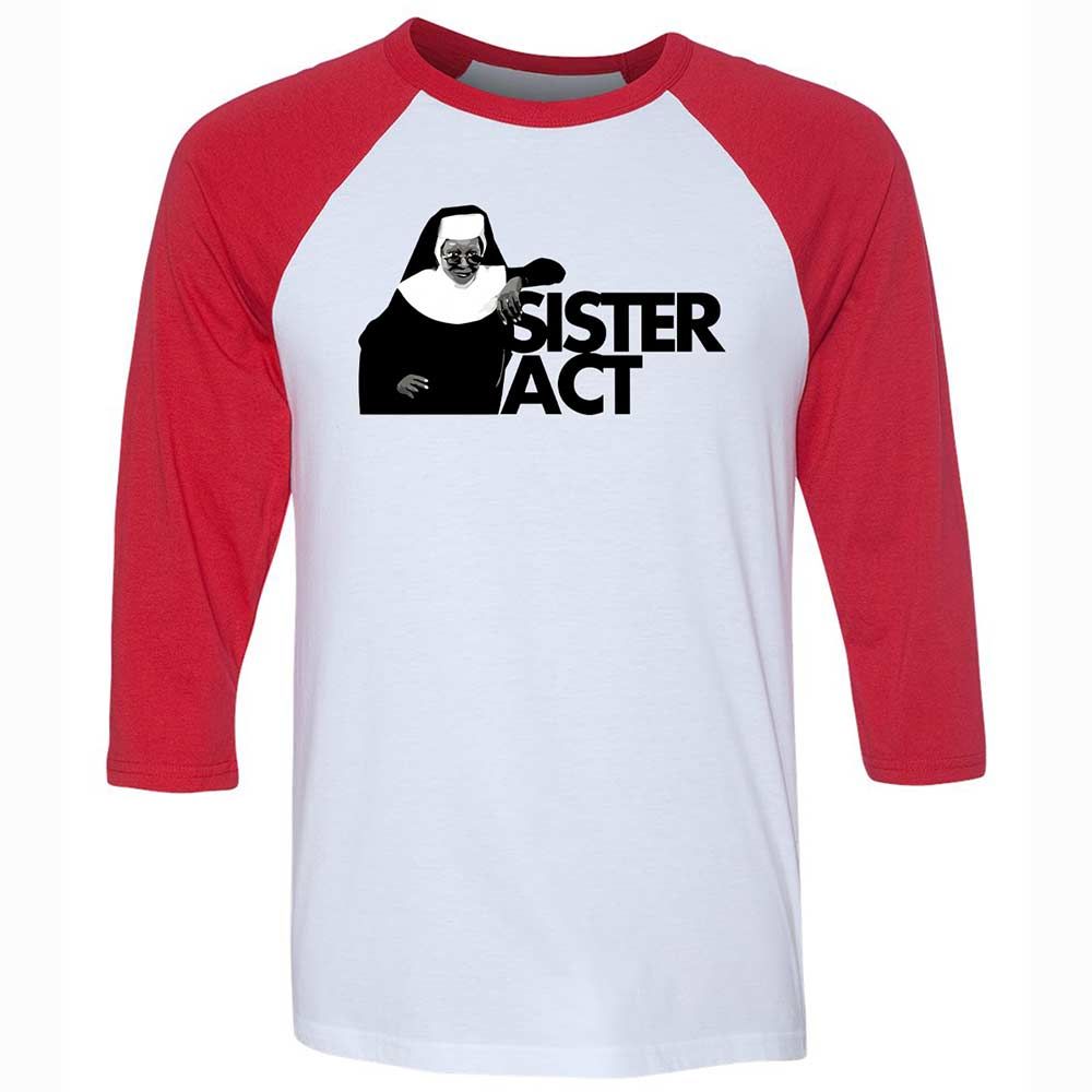 Unisex 3/4 Baseball Tee - BU32TJUS - White/Red - 9