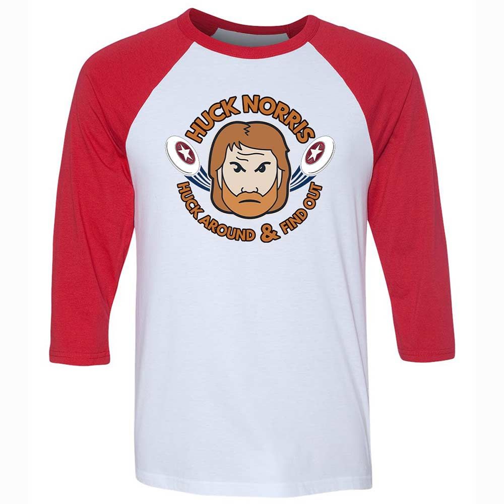 Unisex 3/4 Baseball Tee - 7B5X4BLF - White/Red - 9