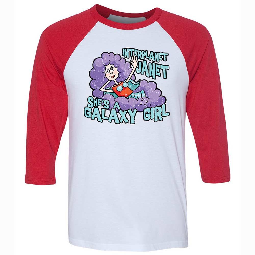 Unisex 3/4 Baseball Tee - U7WLUBC2 - White/Red - 9