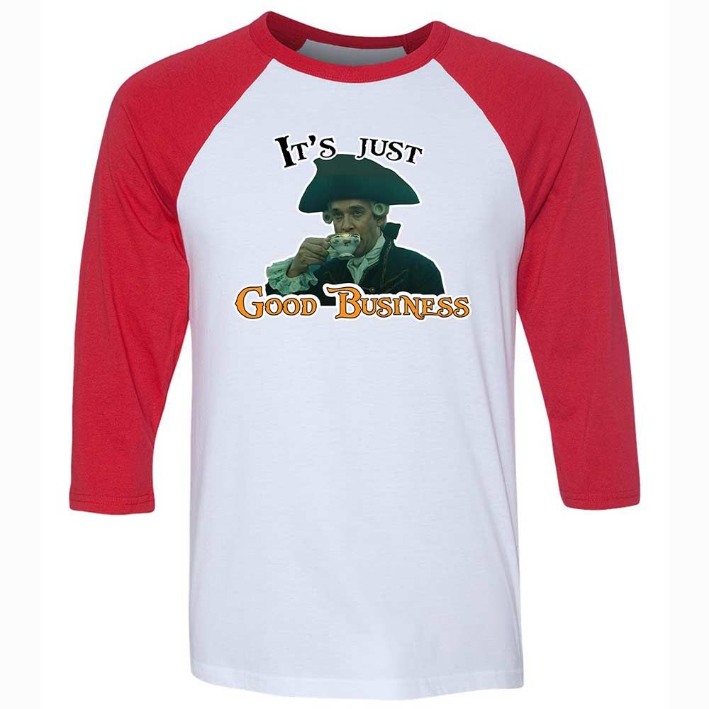 Unisex 3/4 Baseball Tee - LQPDCFJS - White/Red - 9