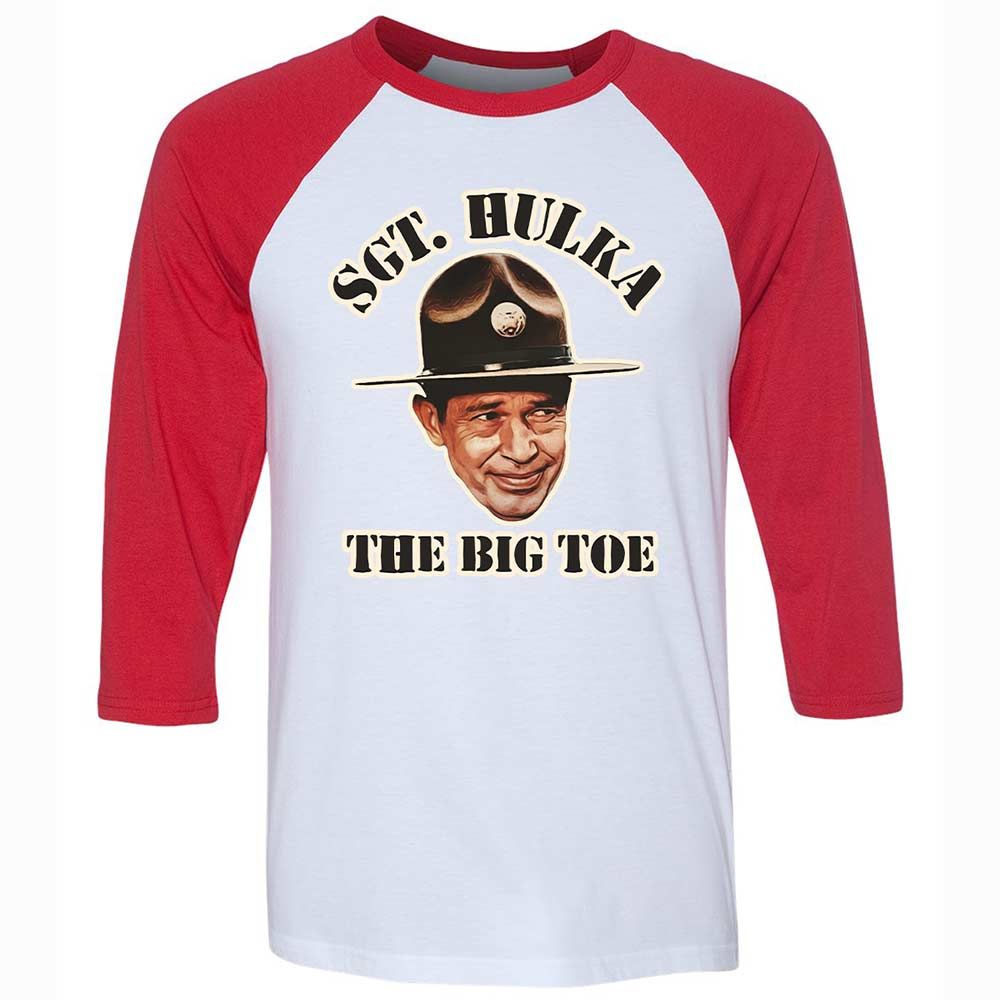 Unisex 3/4 Baseball Tee - 75B4XA2D - White/Red - 9