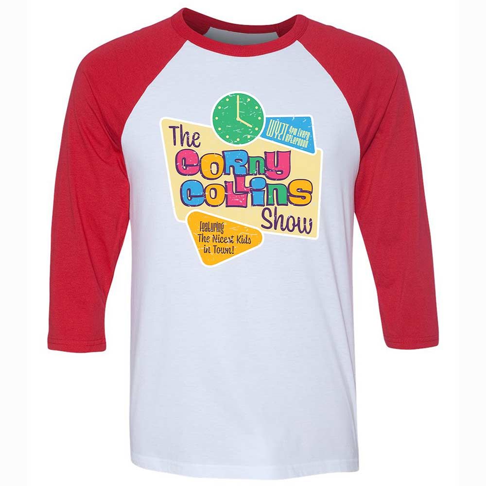 Unisex 3/4 Baseball Tee - L4XCKZYR - White/Red - 9