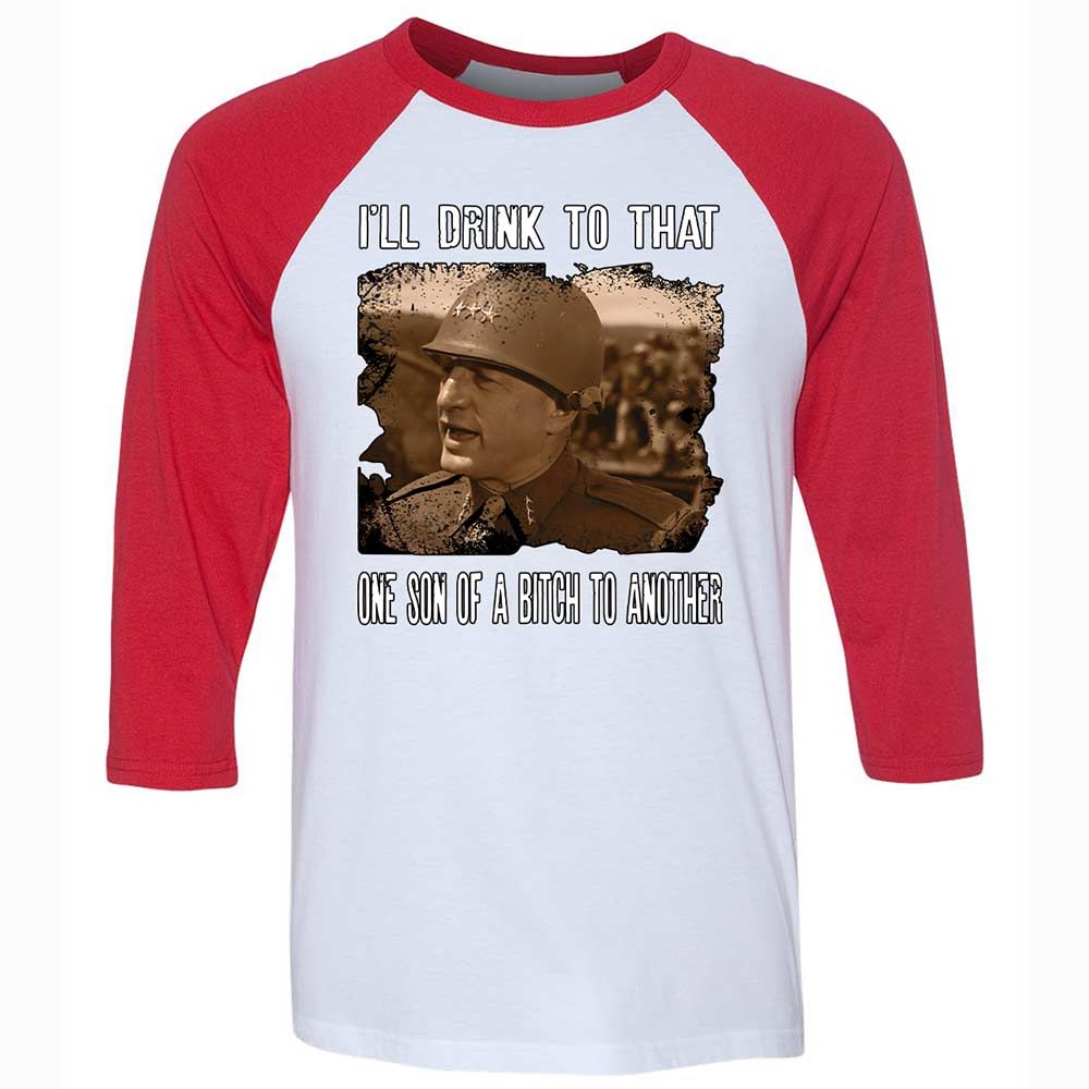 Unisex 3/4 Baseball Tee - N9WQAD78 - White/Red - 9