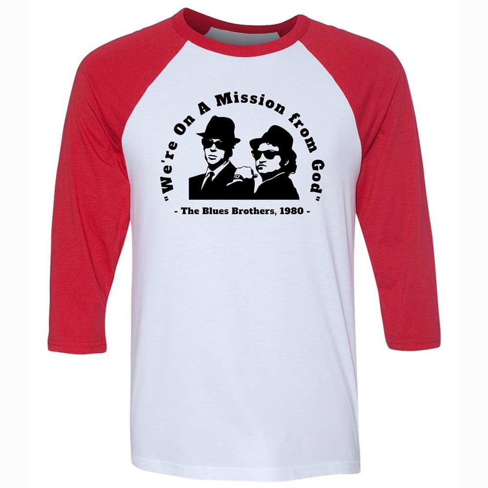 We're on a Mission from God - White/Red - 9