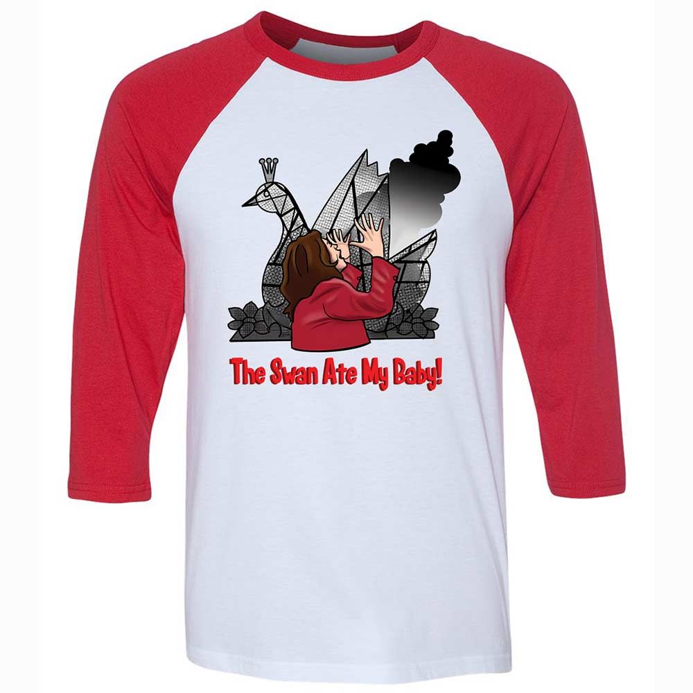 The Swan Ate My Baby - White/Red - 9