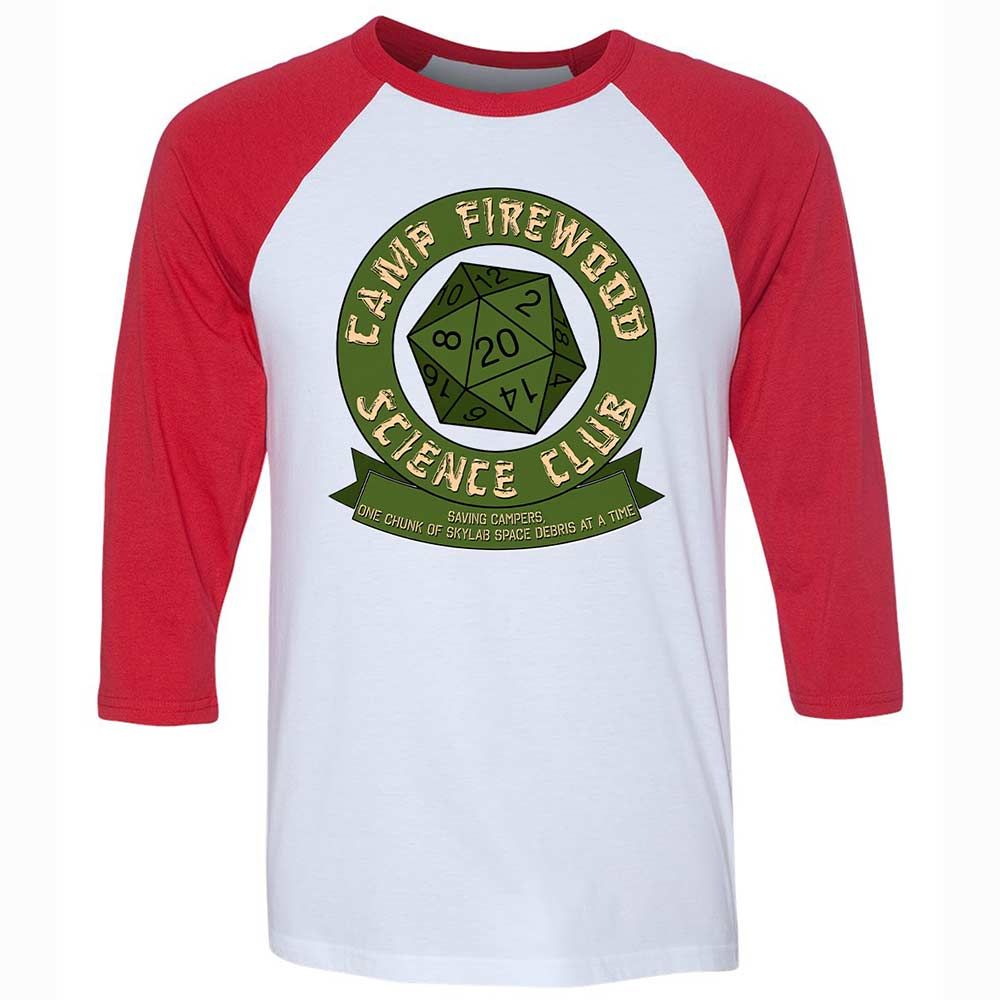 Camp Firewood Science Club - White/Red - 9