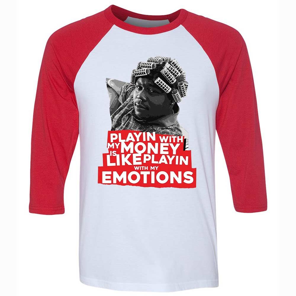 Unisex 3/4 Baseball Tee - JFY5HSYJ - White/Red - 9