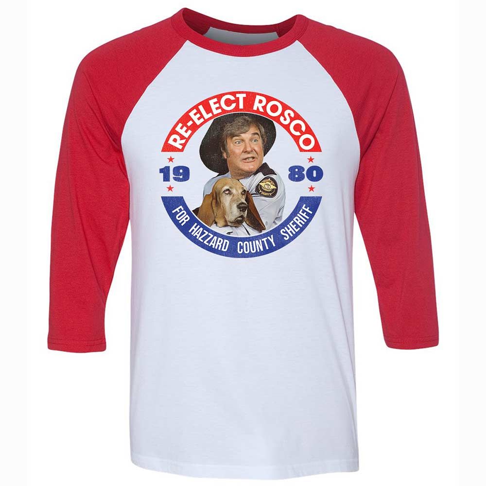 Unisex 3/4 Baseball Tee - DTZC32NF - White/Red - 9