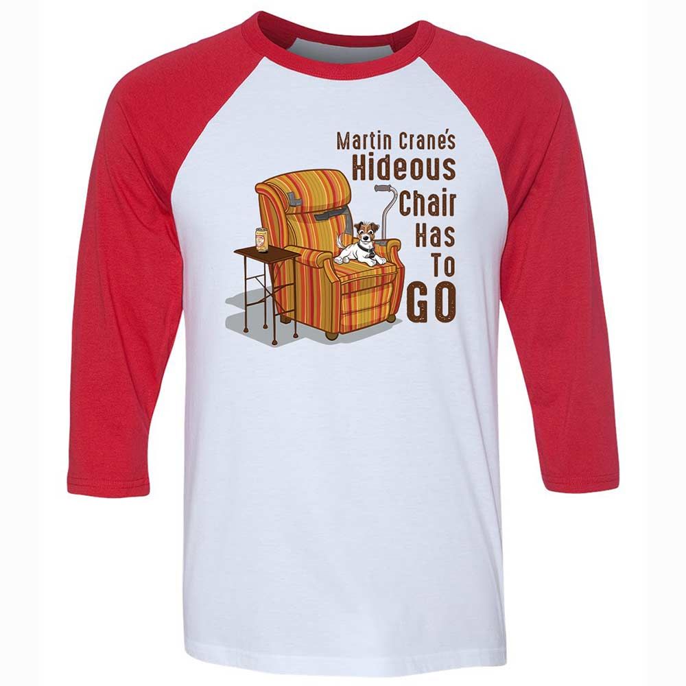 Martin Crane's Hideous Chair - White/Red - 9
