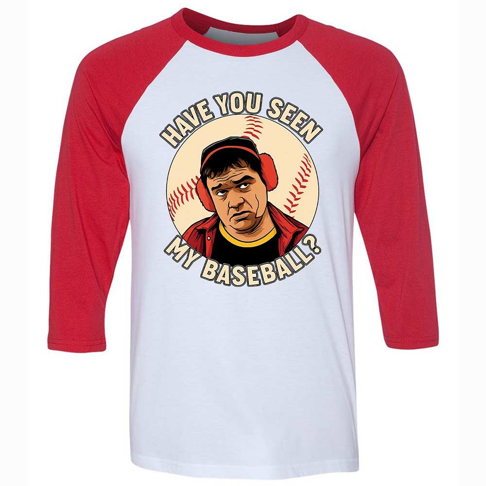 Unisex 3/4 Baseball Tee - NC23W94V - White/Red - 9