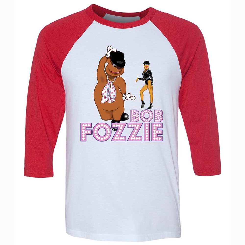 Unisex 3/4 Baseball Tee - TA7BLWBK - White/Red - 9