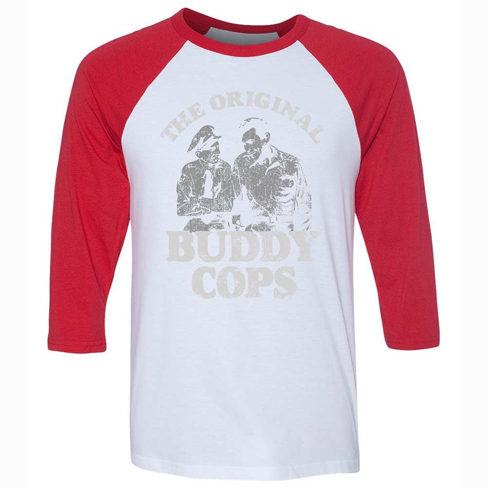 Unisex 3/4 Baseball Tee - B2WR34NK - White/Red - 9