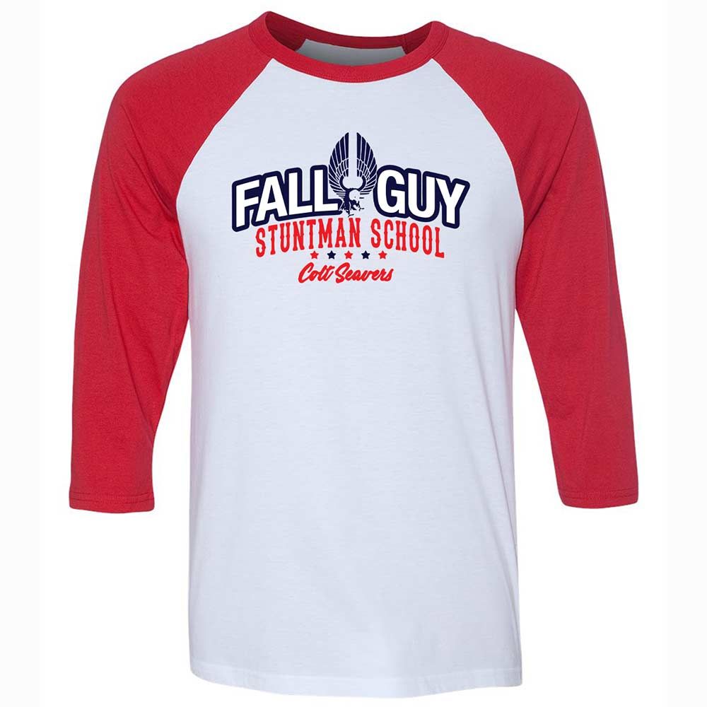 Unisex 3/4 Baseball Tee - N1XDYFEF - White/Red - 9