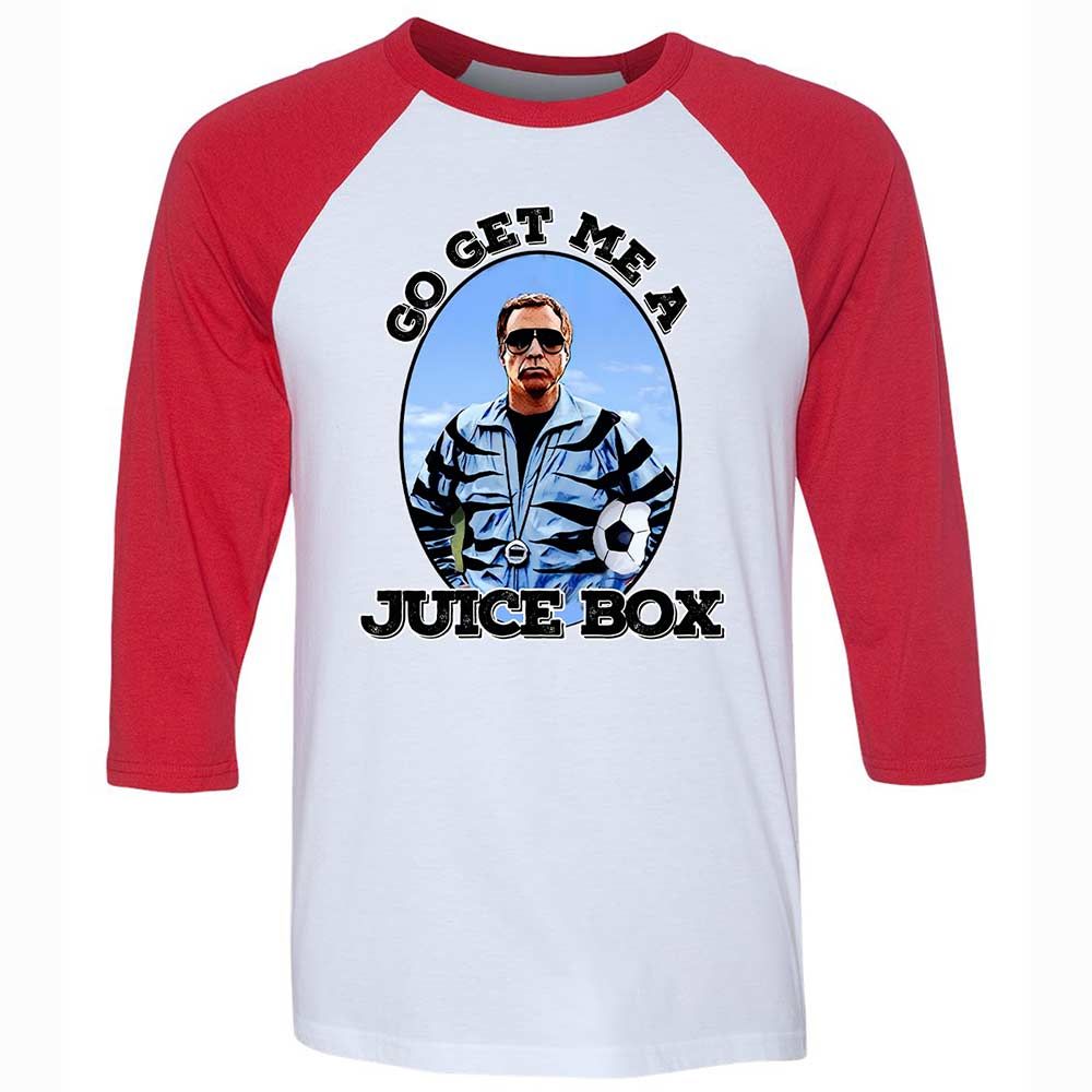 Unisex 3/4 Baseball Tee - R6VN2BYR - White/Red - 9