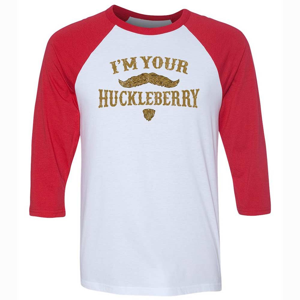 Unisex 3/4 Baseball Tee - 93HW4RLK - White/Red - 9