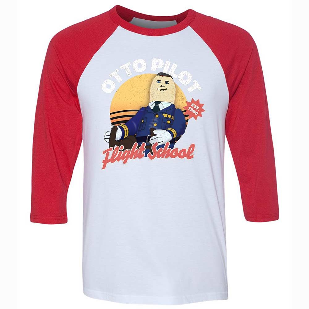 Unisex 3/4 Baseball Tee - WBYCPCYL - White/Red - 9