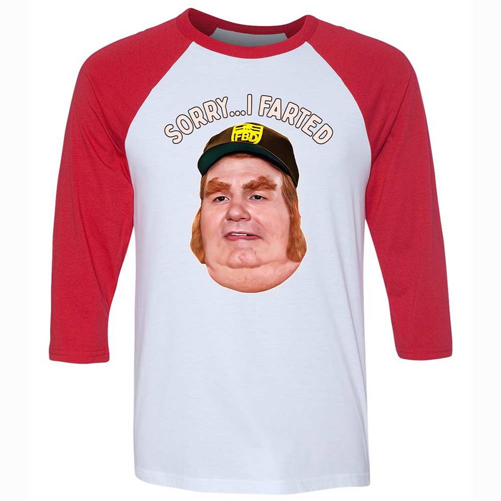Unisex 3/4 Baseball Tee - KA44TRXA - White/Red - 9