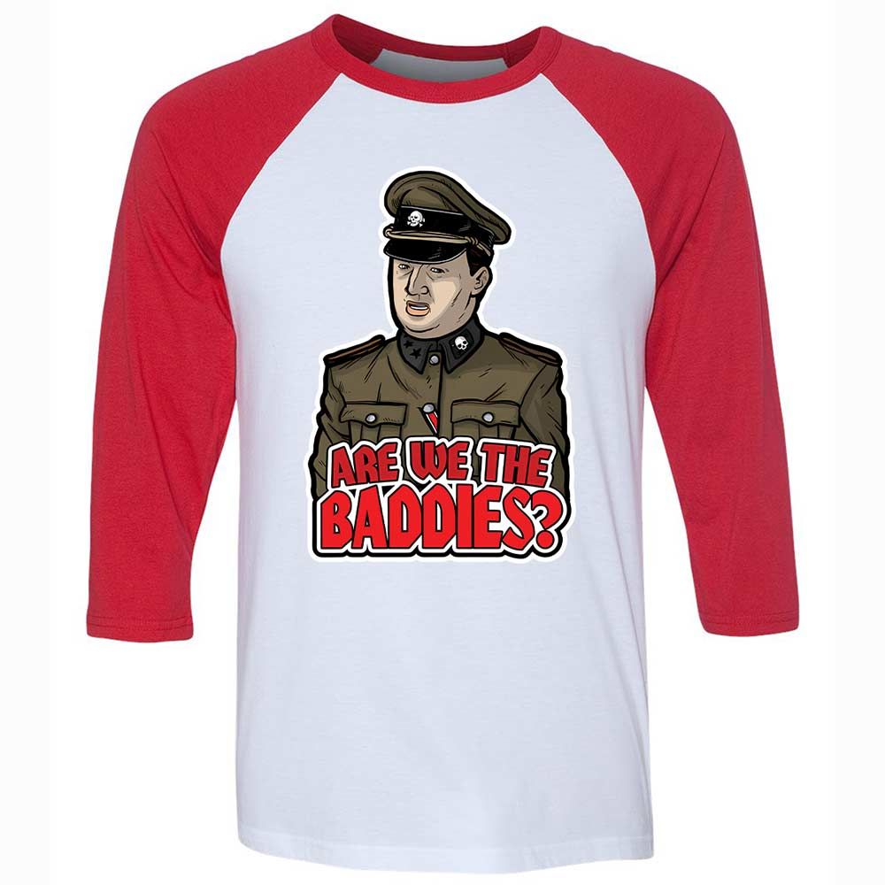 Unisex 3/4 Baseball Tee - DVV932QJ - White/Red - 9