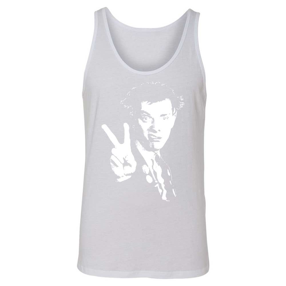 Unisex Jersey Tank - Black - White - 9