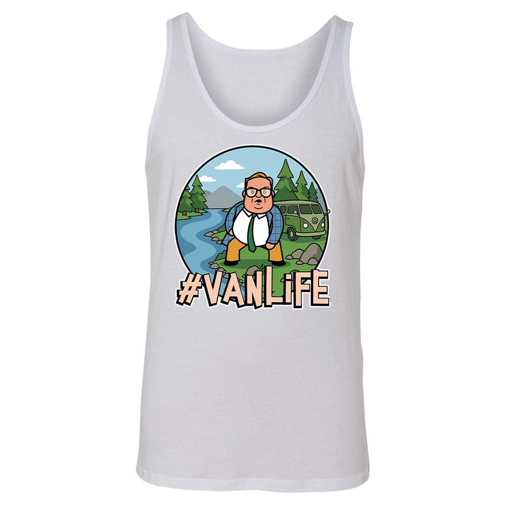 Vanlife living in a van down by the river - White - 9