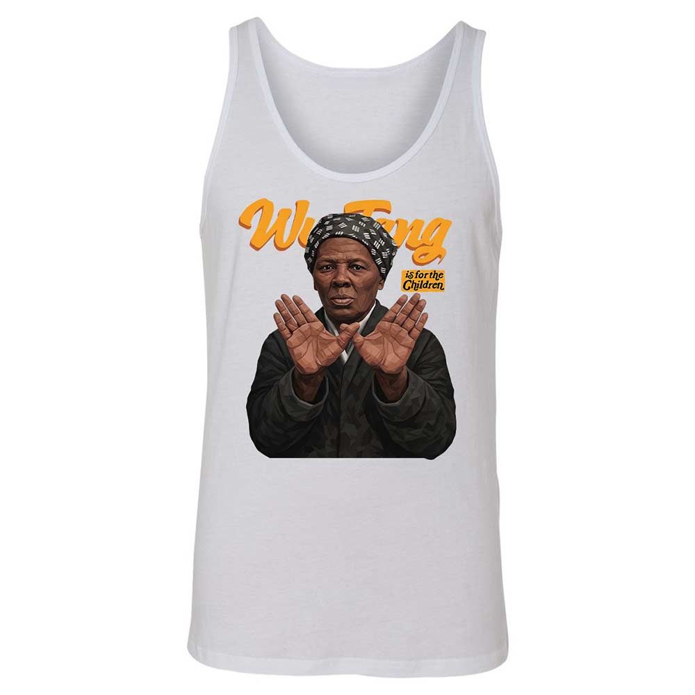 Unisex Jersey Tank - Black - White - 9